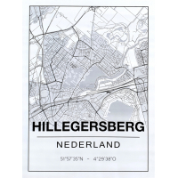 Plattegrond poster Hillegersberg
